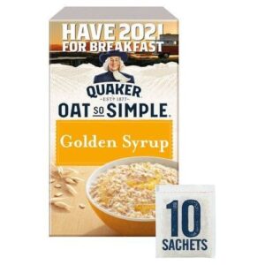 Quaker Oat So Simple Golden Syrup Porridge 10 x 36g