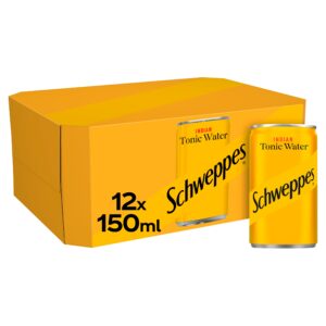 SCHWEPPES TONIC WATER MINI CAN 12PK X 150ML