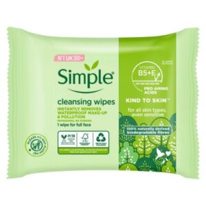 Simple Cleansing Facial Wipe 25pack