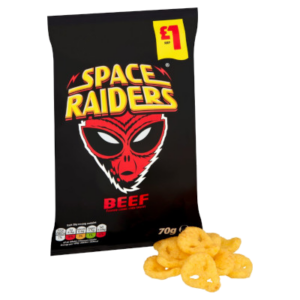 Space Raiders Beef Crisps 70g