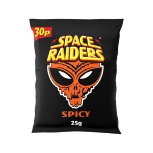 Space Raiders Spicy Flavour Cosmic Corn Snacks 25g