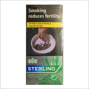 Sterling 10 Dual Capsule Leaf Wrapped