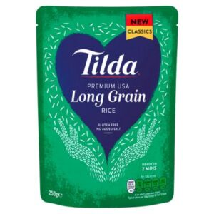 TILDA STEAMED LONG GRAIN RICE 250g