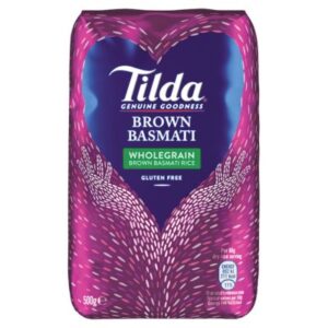 TILDA WHOLEGRAIN BASMATI RICE 500G