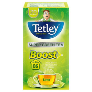 Tetley Green Tea Lemon 20 Tea Bags 40g