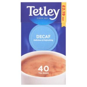 Tetley Original Decaf Tea Bags 40 Pack