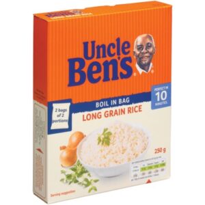 Uncle Ben's Boil In Bag Long Grain Rice 250g