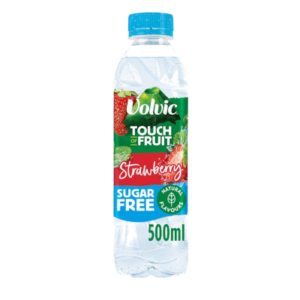 Volvic Touch of Fruit Sugar Free Strawberry Natural Flavoured Water 500ml