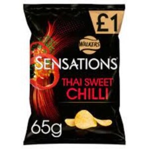 Walkers Sensations Thai Sweet Chilli Sharing Crisps 65g