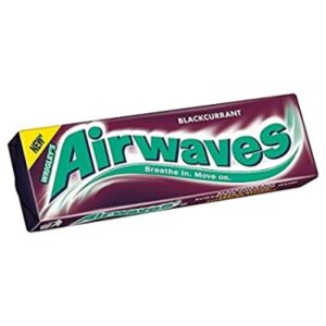 Wrigley's Airwaves Blackcurrant Flavour Sugarfree Chewing Gum 10 Pieces 14g