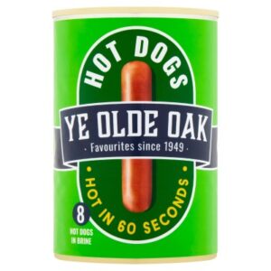 Ye Olde Oak 8 Hot Dogs in Brine 400g