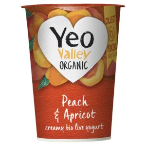 YEO VALLEY ORGANIC PEACH & APRICOT 450G