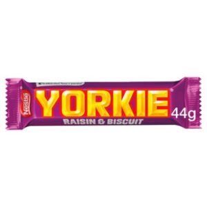 Yorkie Milk Chocolate Bar With Raisin And Biscuit 44g