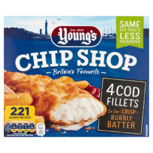 Young's Chip Shop 4 Fish Fillets 400g