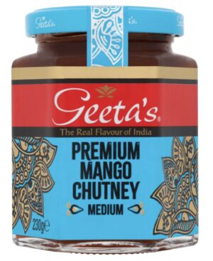 Geetas premium mango chutney medium 230g