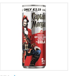 Captain Morgan & Cola 250ml