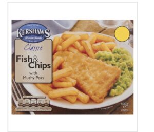 Kershaws Fish & Chips with Mushy Peas 400G