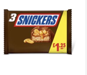 Snickers 3 pack