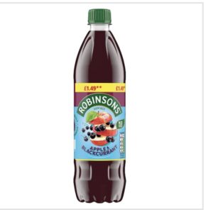 Robinsons Apple & Blackcurrant 750Ml