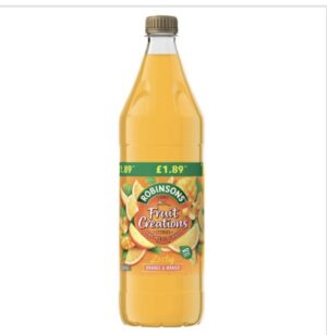 Robinsons Fruit Creations Zesty Orange & Mango 750Ml