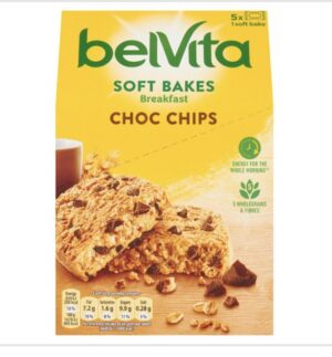 Belvita Breakfast Biscuits Soft Bakes Choc Chips 250g