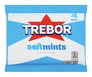 Trebor Soft Mints Spearmint 4 pack