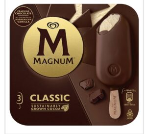 Magnum Classic Ice Cream 3x 100ml