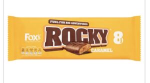 Fox's Rocky 8 Caramel Bars 169g