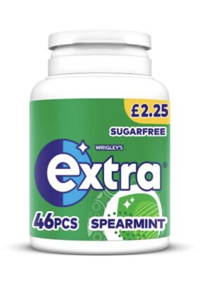 Extra Spearmint Sugarfree Chewing Gum Bottle £2.25 PMP 46 Pieces