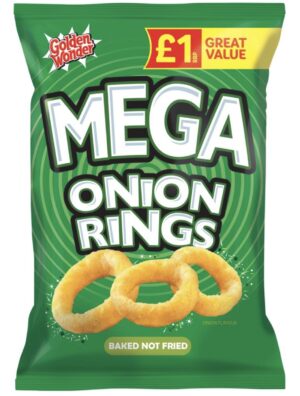 Golden Wonder Mega Onion Rings Onion Flavour 50g