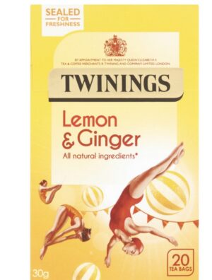 Twinings Lemon &Ginger 20 Tea Bags