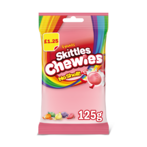 Skittles chewies no shell 125g