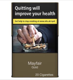 Mayfair 20 Gold Kingsize Cigarettes