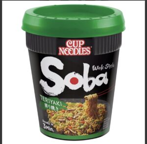 Nissin Soba Teriyaki Instant Wok Style Noodles Pot 90g