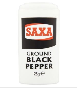 Saxa Ground Black Pepper 25g