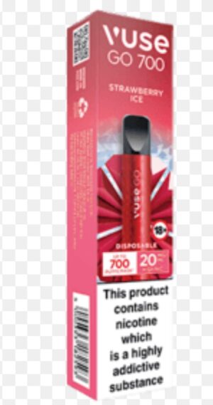 Vuse go 700 puffs strawberry ice