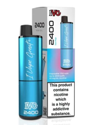 IVG 2400 PUFFS ICE POP OR ICE BLUE