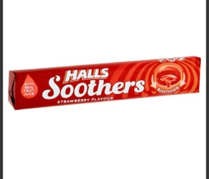 Halls Soothers Strawberry Flavour 45g