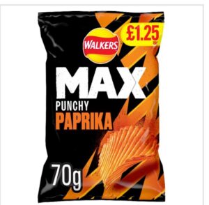 Walkers Max Punchy Paprika