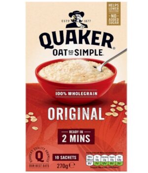 Quaker Oat So Simple original 10 sachets