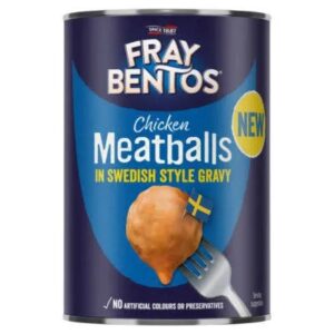 Fray bentos chicken meatballs in Swedish style gravy 380g