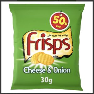 Frisps Cheese & Onion Crisps 34g