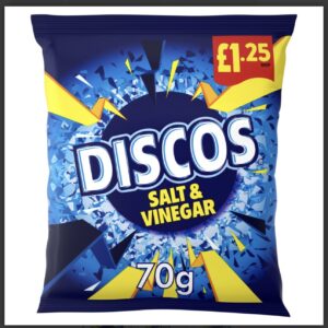 Discos Salt & Vinegar Crisps 70g