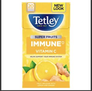 Tetley immune vitamin c Lemon And Ginger