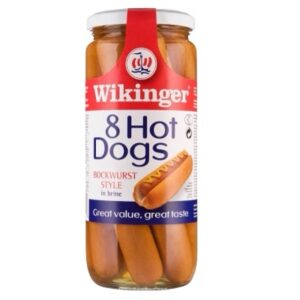 Wikinger 8 Hot Dogs Bockwurst Style in Brine 550g