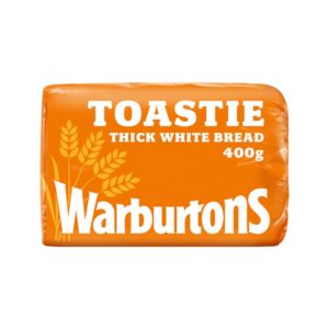 WARBURTONS TOASTIE MEDIUM WHITE BREAD 800G