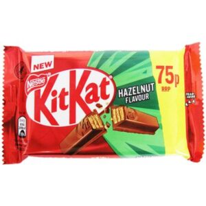 Kitkat 4Finger Hazlenut Chocolate Bar 4X41.5g