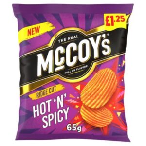 McCoy's Hot 'N' Spicy Sharing Crisps 65g