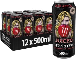 Monster Juiced Bad Apple Energy Drink 12 X 500ml