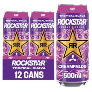 Rockstar Energy Drink Tropical Guava 12 X 500ml